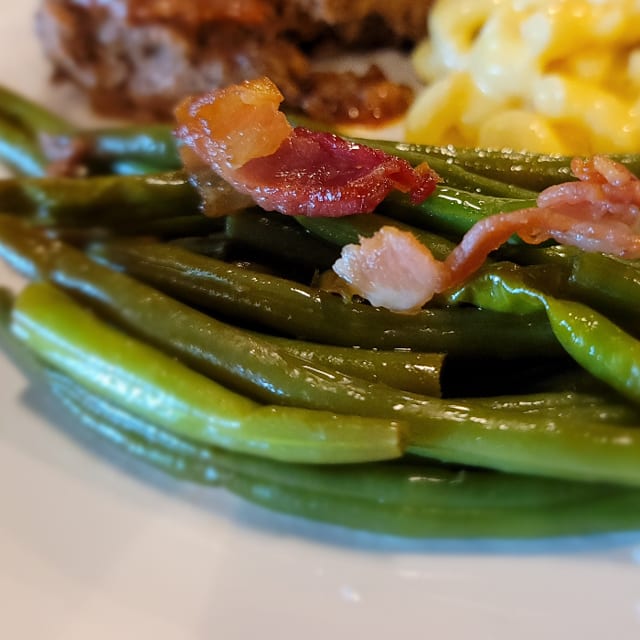 Green Beans with Bacon.