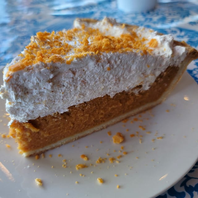 Cheddar Pumpkin Pie.