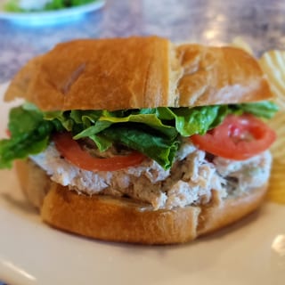 Chicken Salad on a Croissant